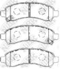 NiBK PN0553 Brake Pad Set, disc brake